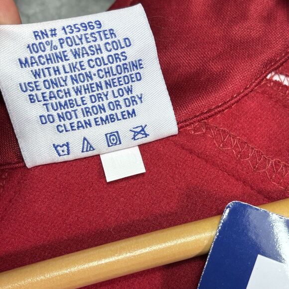 Champion Track Jacket Big & Tall Athletic Red Mens L Tall Athletic NWT Retro Y2K - Picture 12 of 14